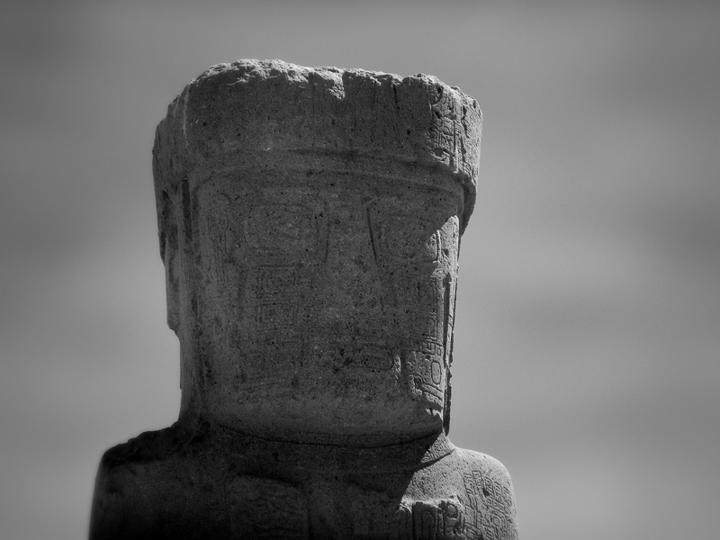Monolito Ponce, em Tiwanaku