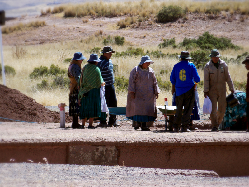 Trabalhadores de Tiwanaku / Tiahuanaco