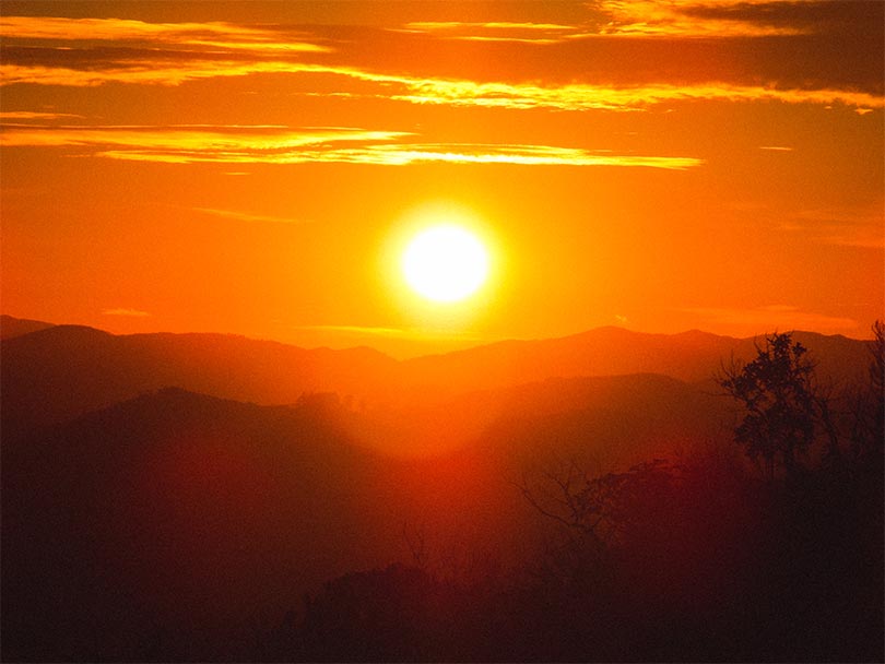 Pôr do Sol no Pico do Lopo