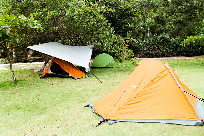 Camping na Praia do Cruzeiro - Saco do Mamanguá