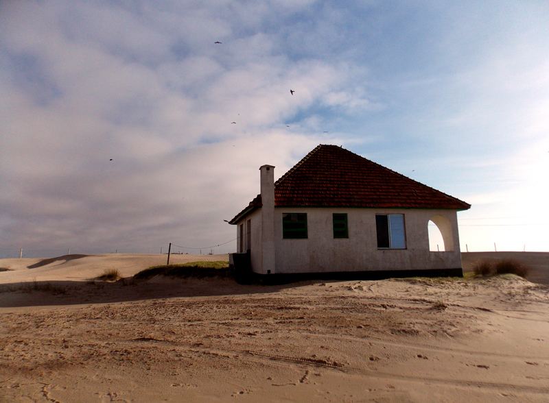 Uma das casas do farol