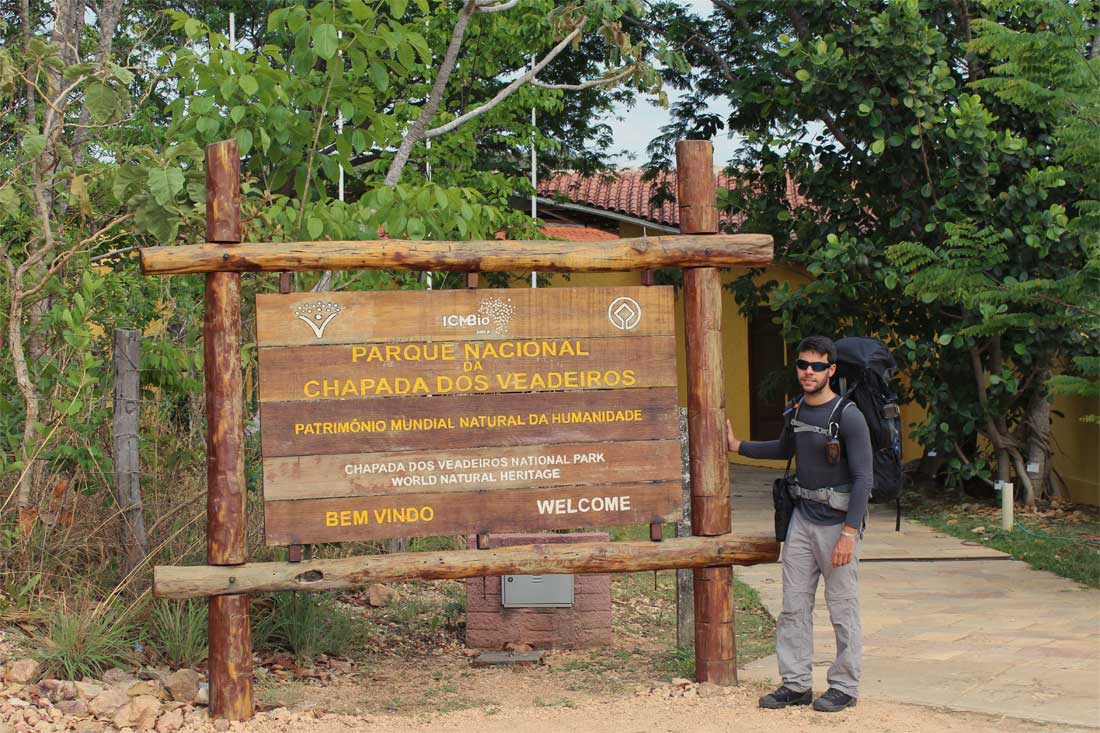 Entrada do Parque Nacional da Chapada dos Veadeiros