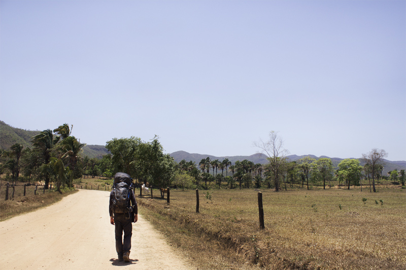 Estrada para a Cachoeira Anjos e Arcanjos