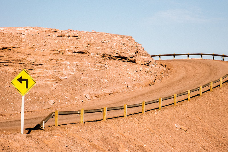 Valle de la Luna - Estrada para San Pedro de Atacama