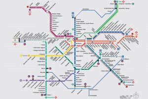 Mapa Metrô São Paulo / SP